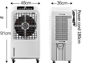 Βιομηχανικός ψύκτης νερού 150W 220V 7.5H Τηλεχειριστήριο χρονόμετρο κλιματιστικού