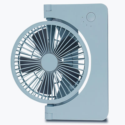 7 Blades μπλε USB Επαναφορτιζόμενος Mini ανεμιστήρας Οικιακός Εξαιρετικά ήσυχος 230mm